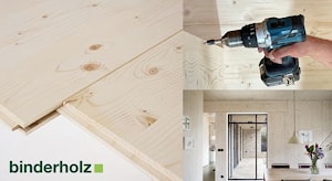 Трехслойные деревянные панели от binderholz  