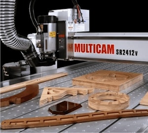 Деревообрабатывающие маршрутизаторы Multicam с числовым программным управлением  
