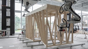 Роботы возводят деревянные строения, слишком сложные для людей  