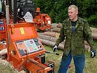 Ленточнопильная техника Wood-Mizer на Сааремаа  