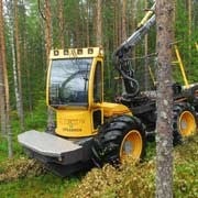 Форвардер Volvo гибридной технологии EL-forest F14  