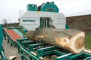 Линия WM3000 оперативного и качественного раскроя бревен  