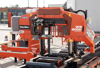 Промышленный лесопильный станок Wood-Mizer WB2000  