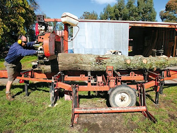 Фермерский раскрой древесины с Wood-Mizer  