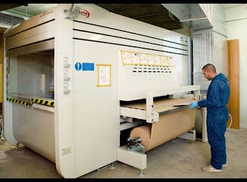 Напыление с помощью Prima от Cefla Finishing  