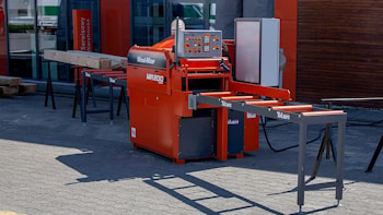 Wood-Mizer выводит на рынок новый промышленный многопил MR200  