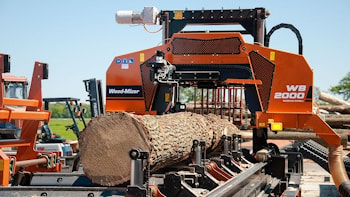 Wood-Mizer представляет высокопроизводительную промышленную пилораму WB2000  