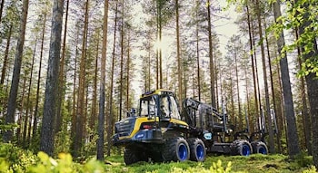 Ponsse выпускает электрическую лесозаготовительную машину  