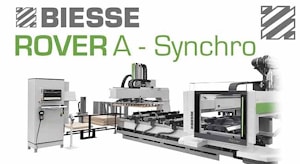 Biesse представила на выставке LIGNA 2023 систему Synchro  