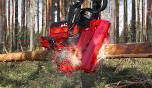 Waratah Forestry Equipment представляет новую харвестерную головку H427  