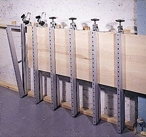 Вертикальный пресс Plano для склеивания деревянных щитов  