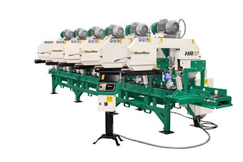 Многопил Wood-Mizer HR700 о шести пилящих головах  